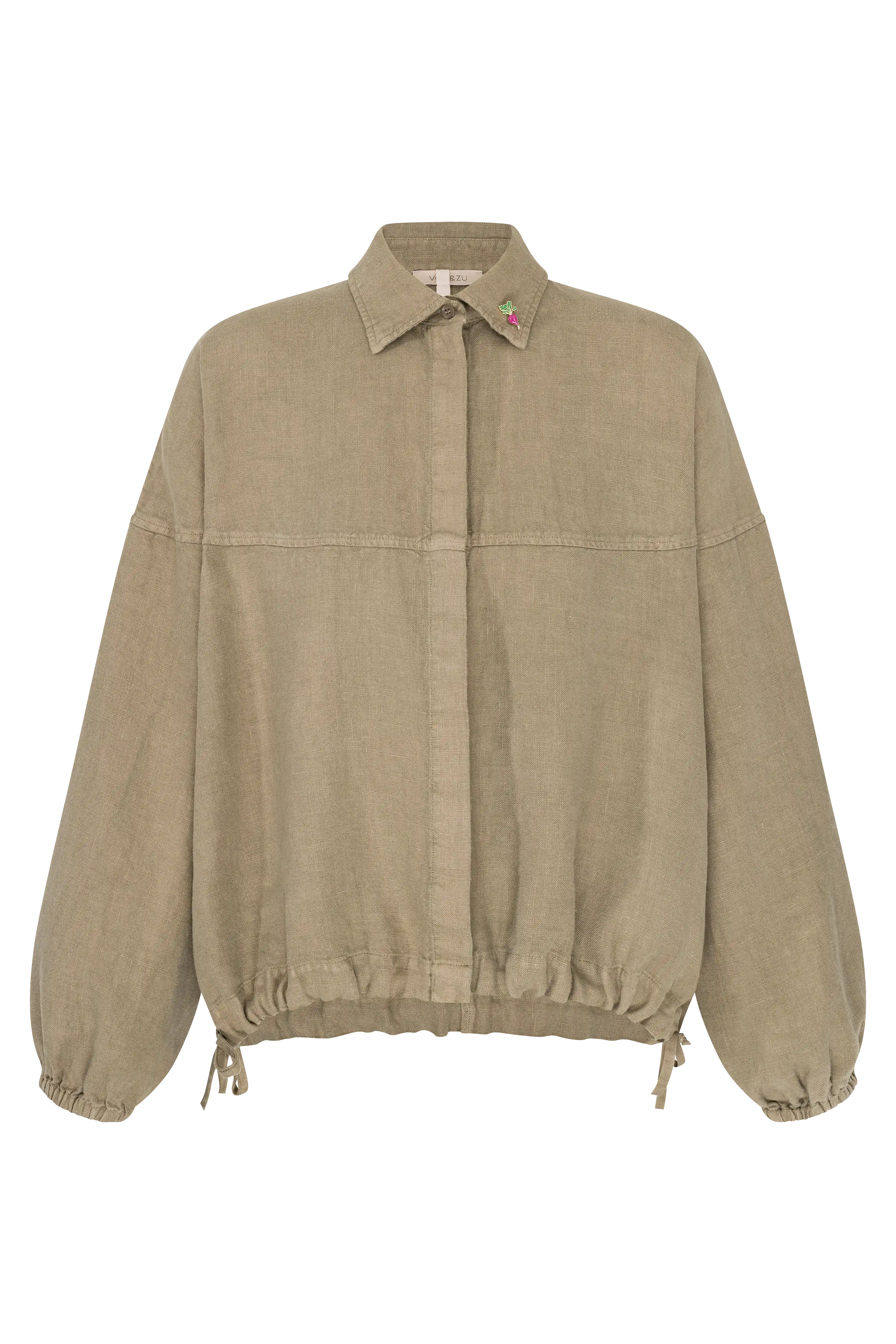Leinen Hemdjacke