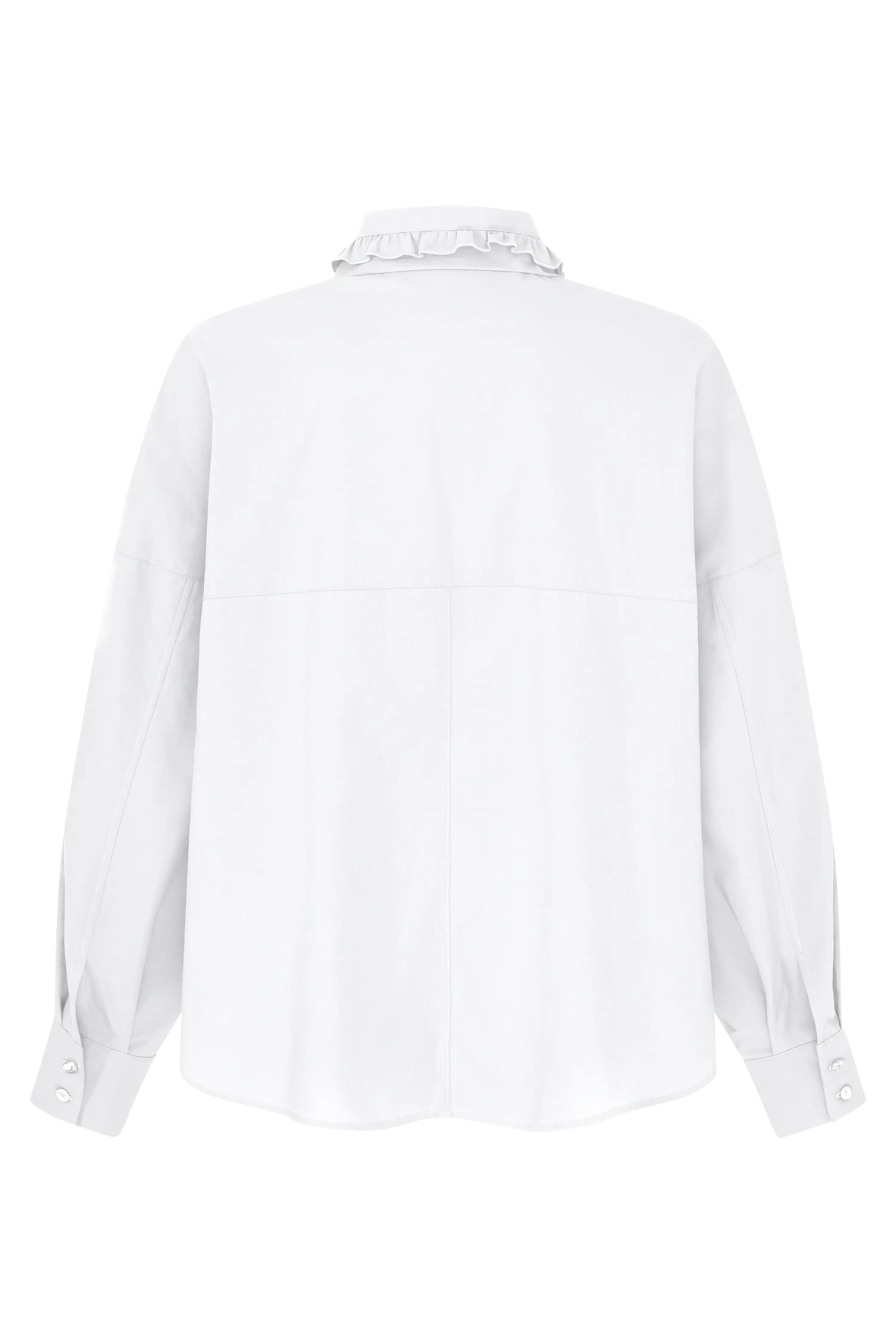 Weite Popelinebluse
