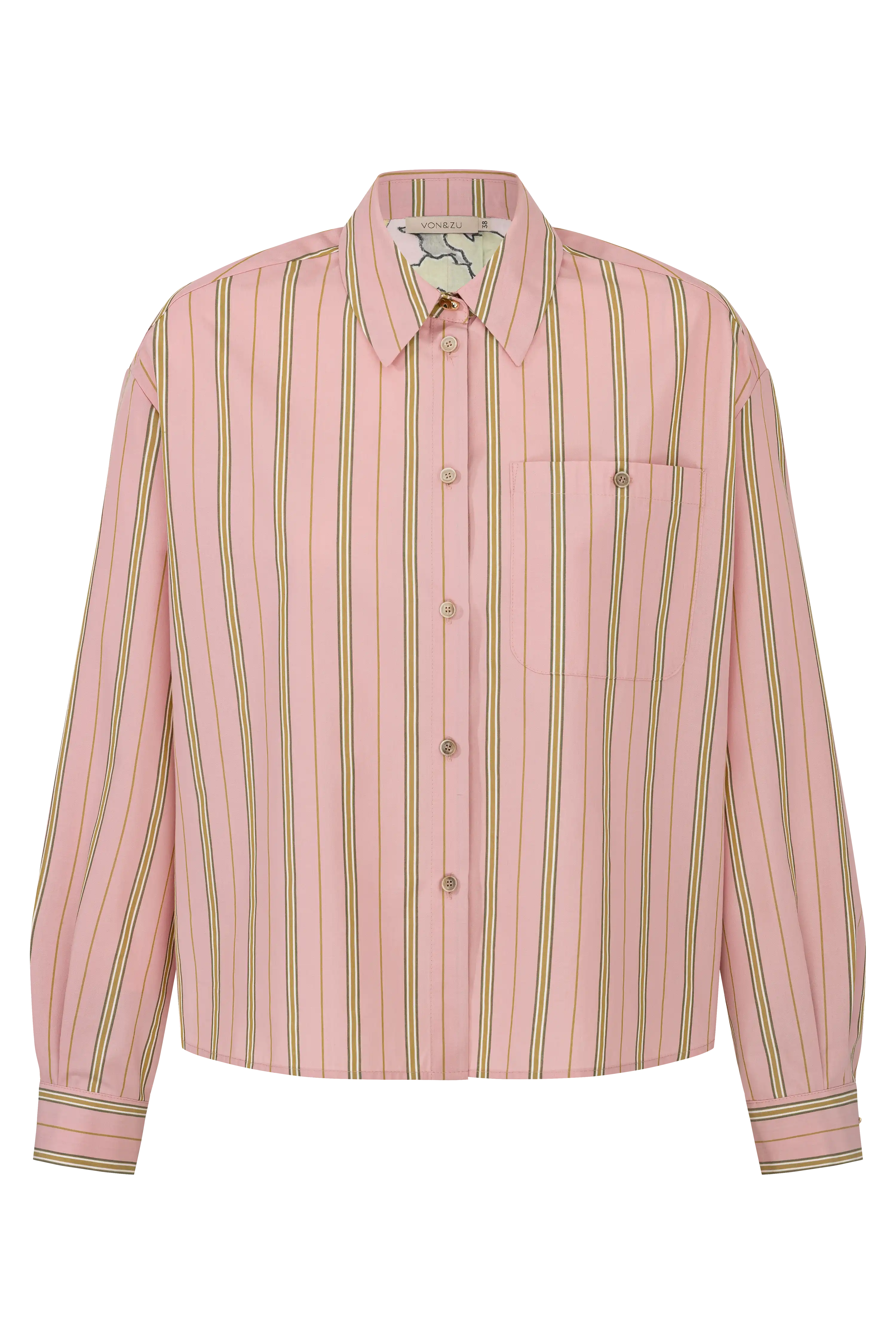 Streifen Mix-Bluse