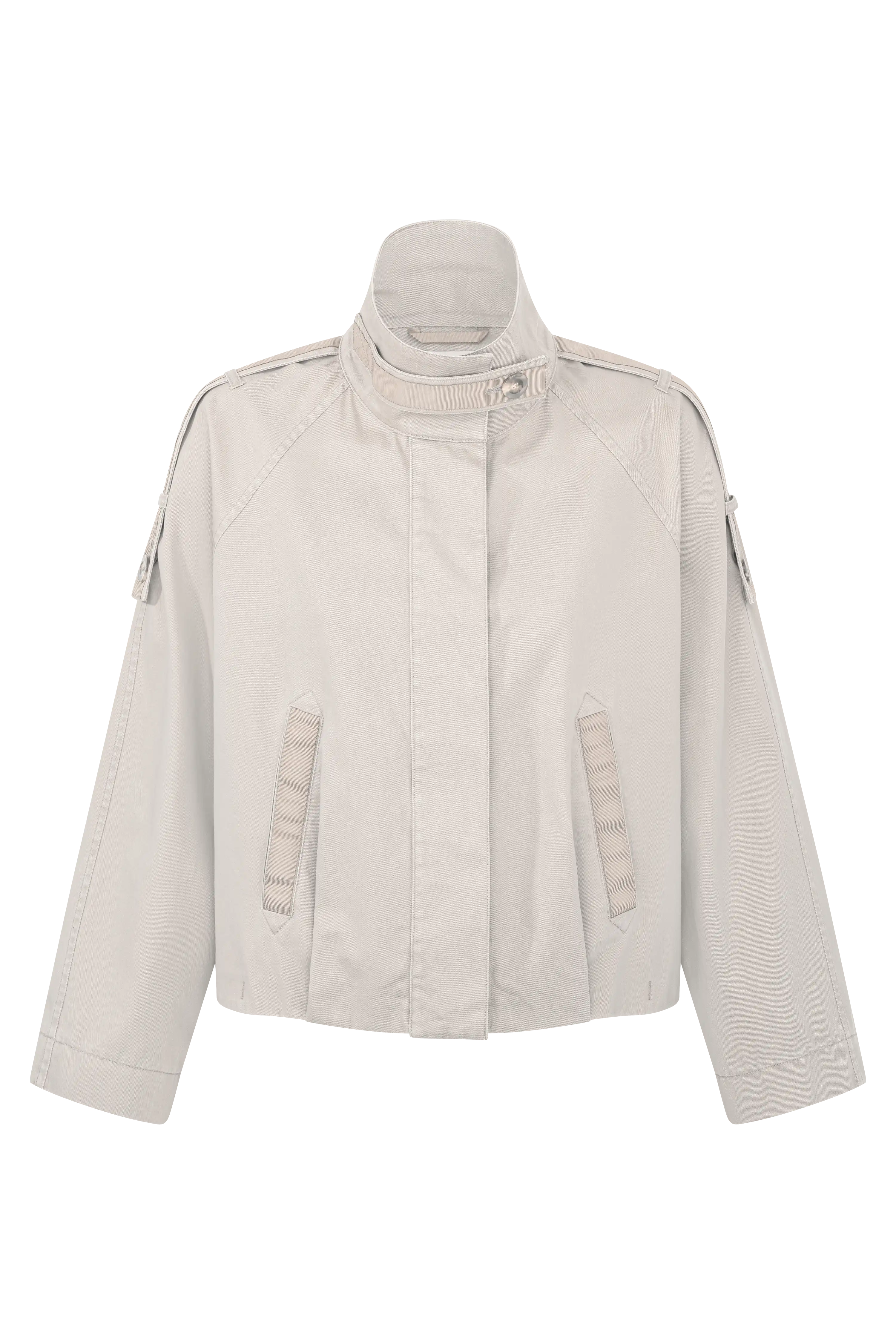 Jacke mit Stehkragen