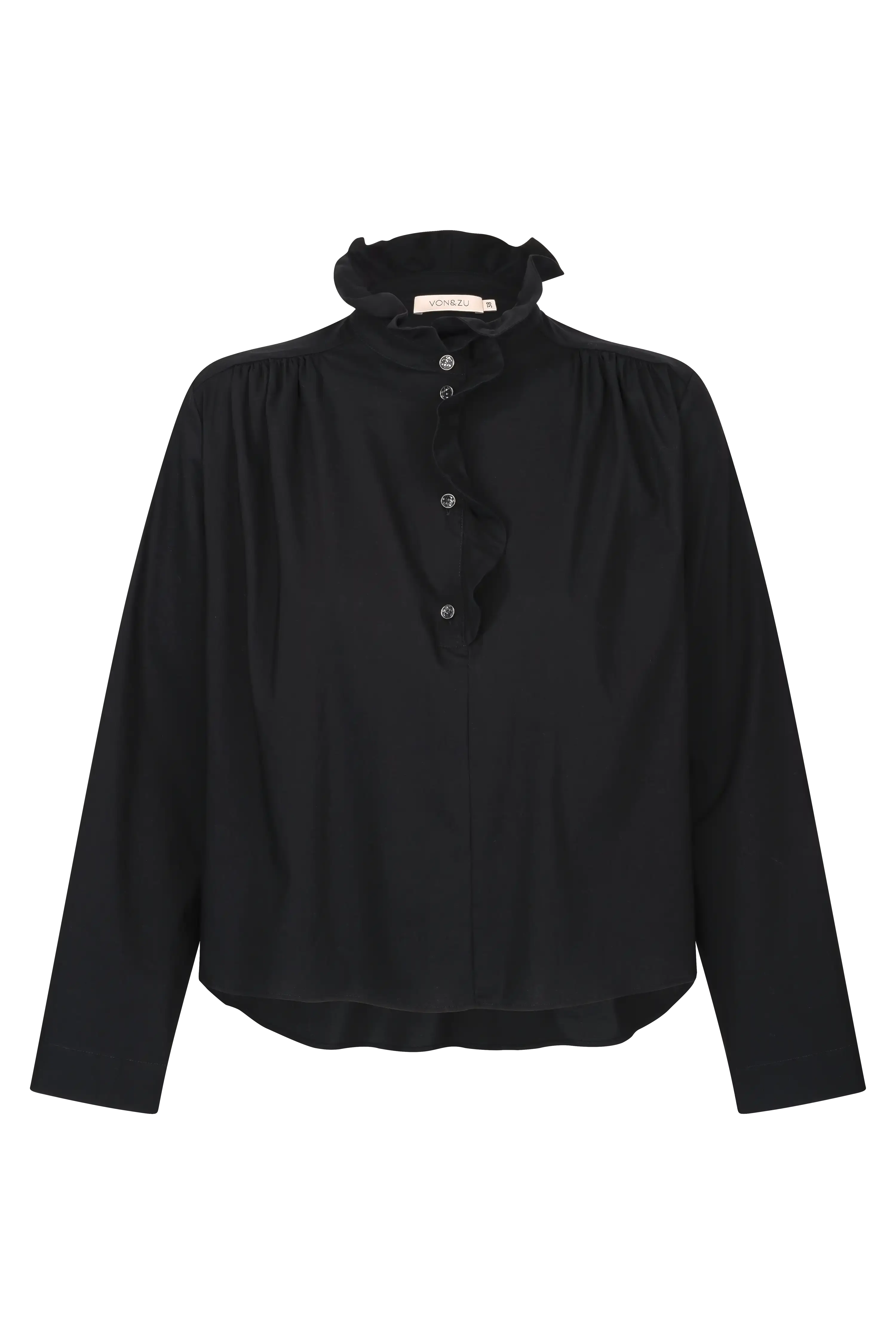 Bluse mit Volantkragen VON&ZU