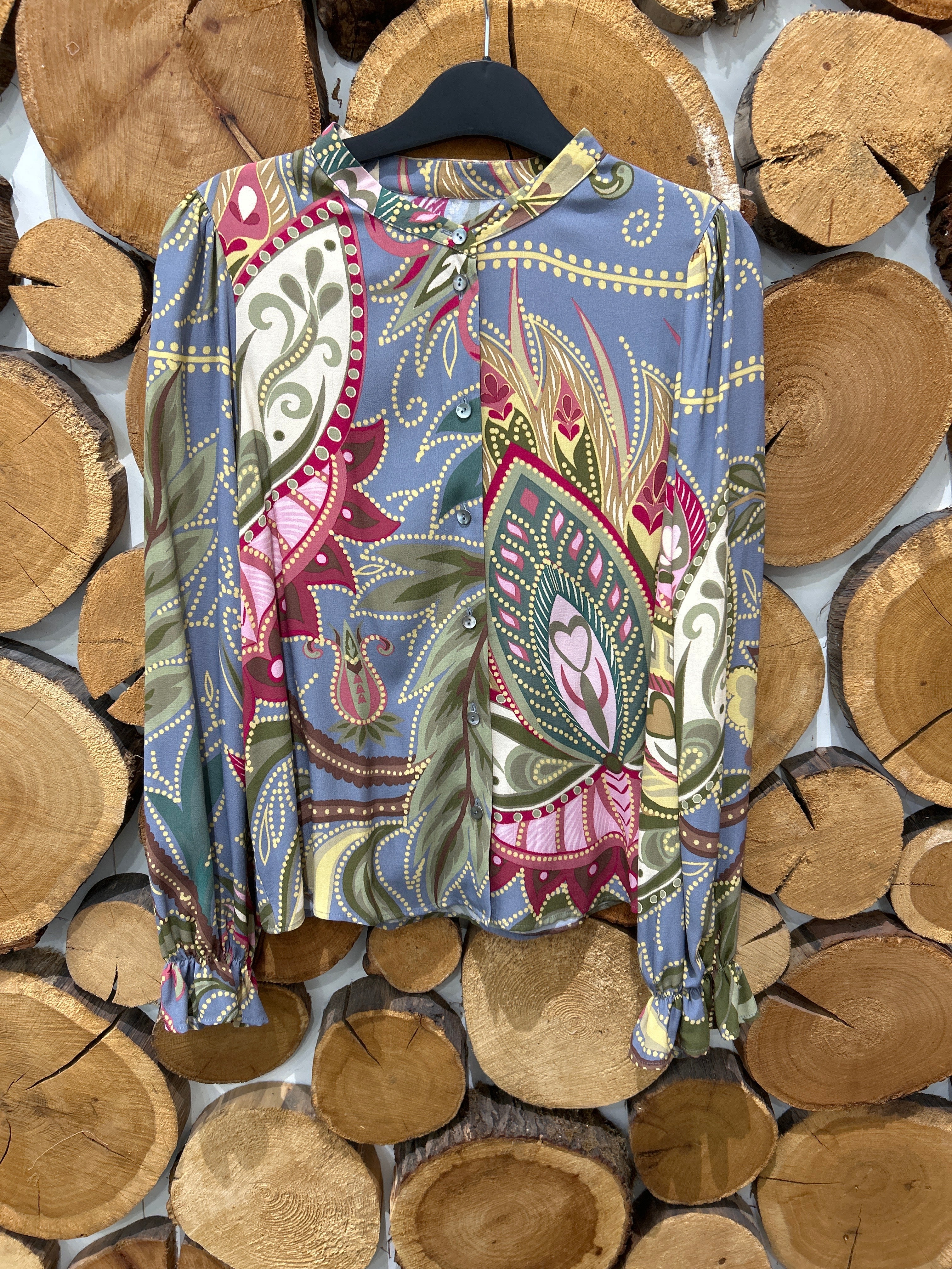 Printbluse Von&Zu x Bader