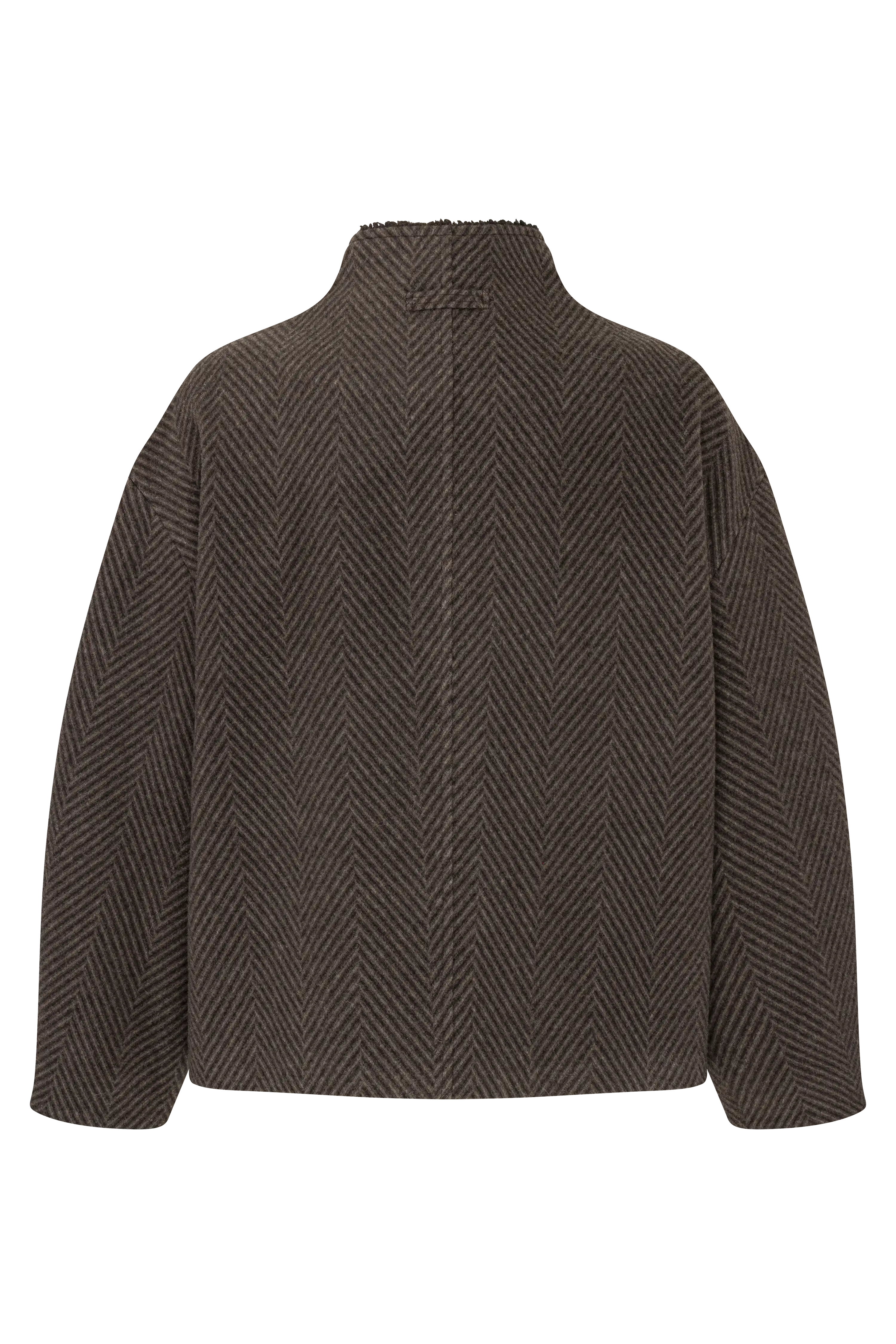 Short wool jacket