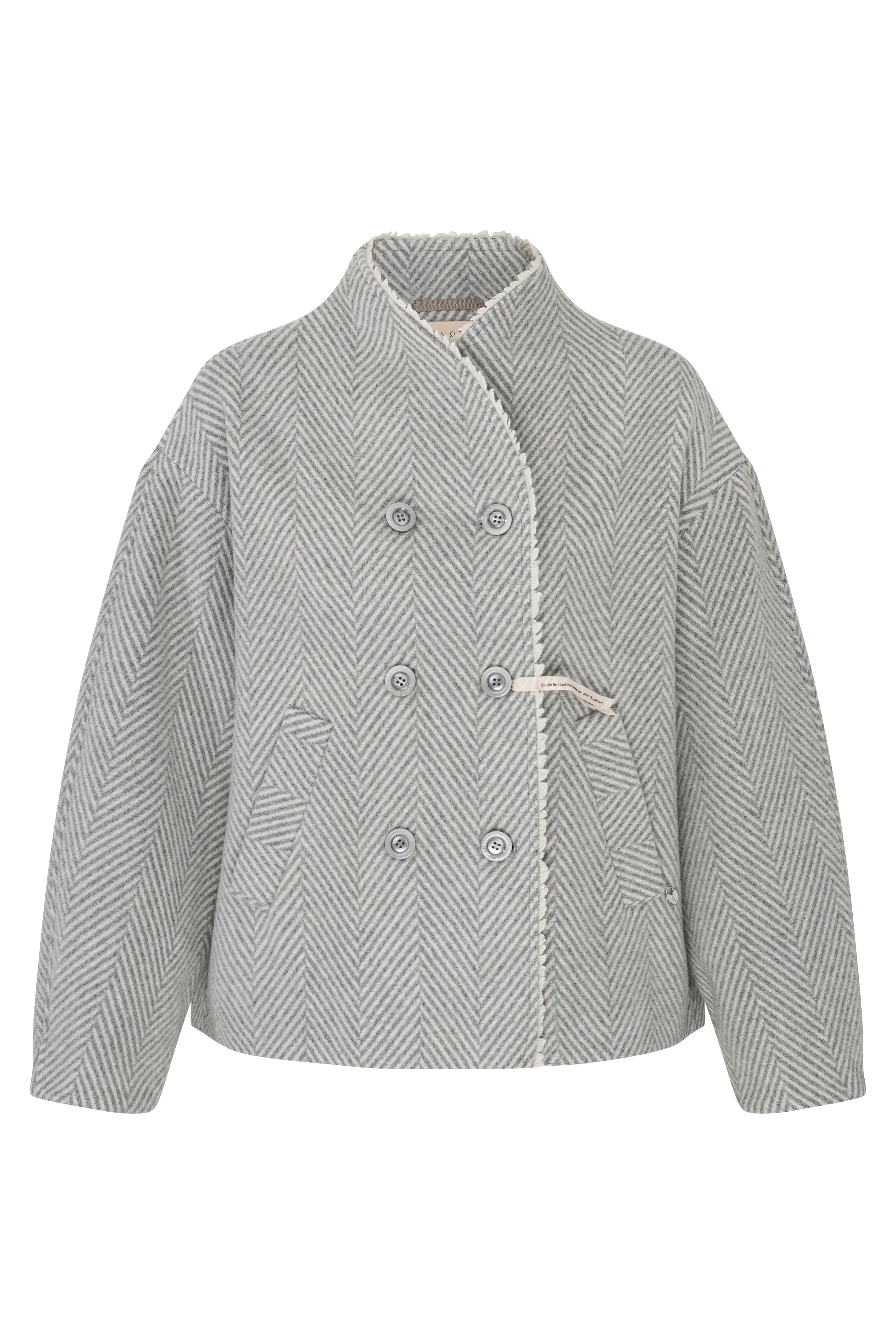 Short wool jacket