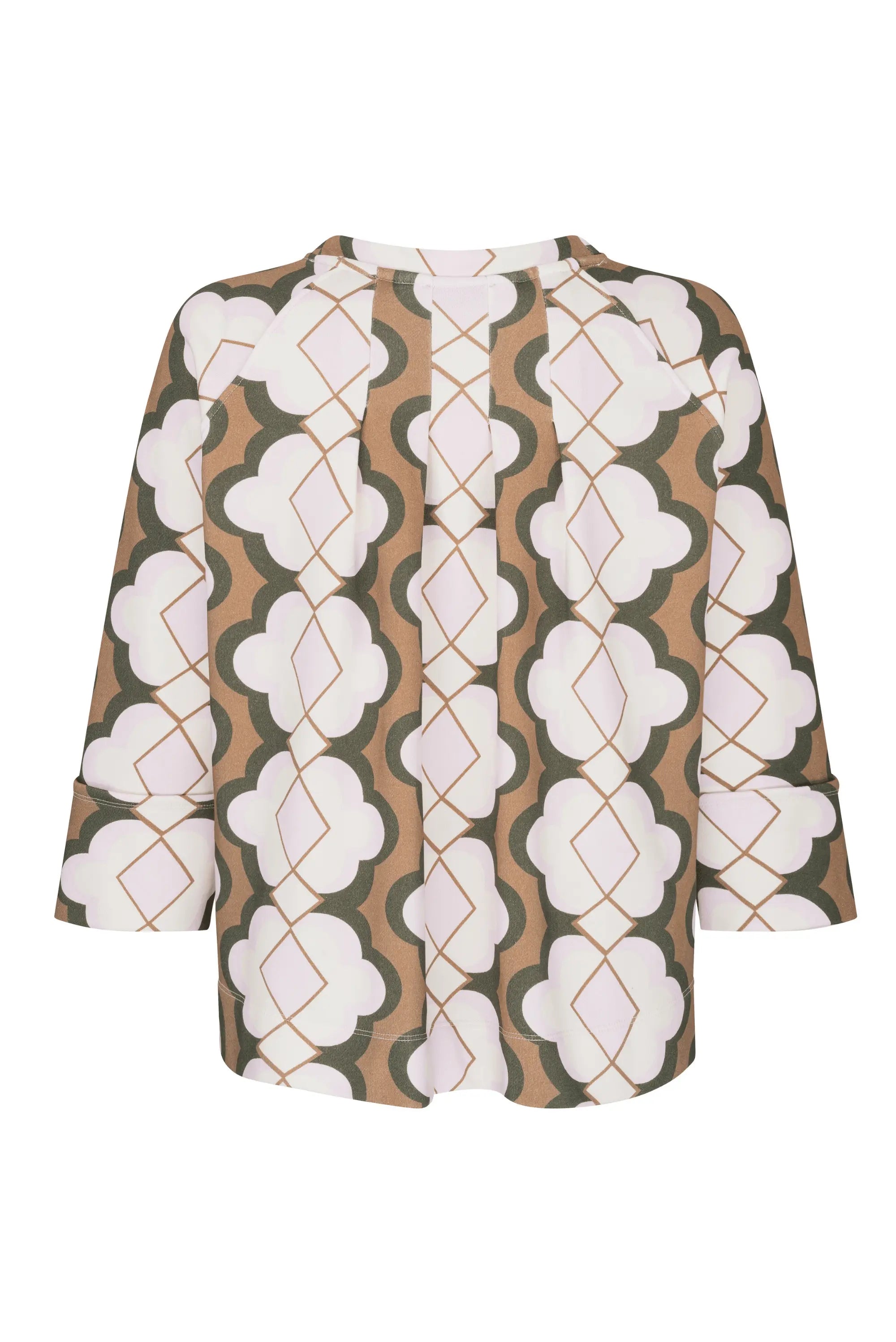 Sweatshirt mit Print und Falten Von&Zu x Bader