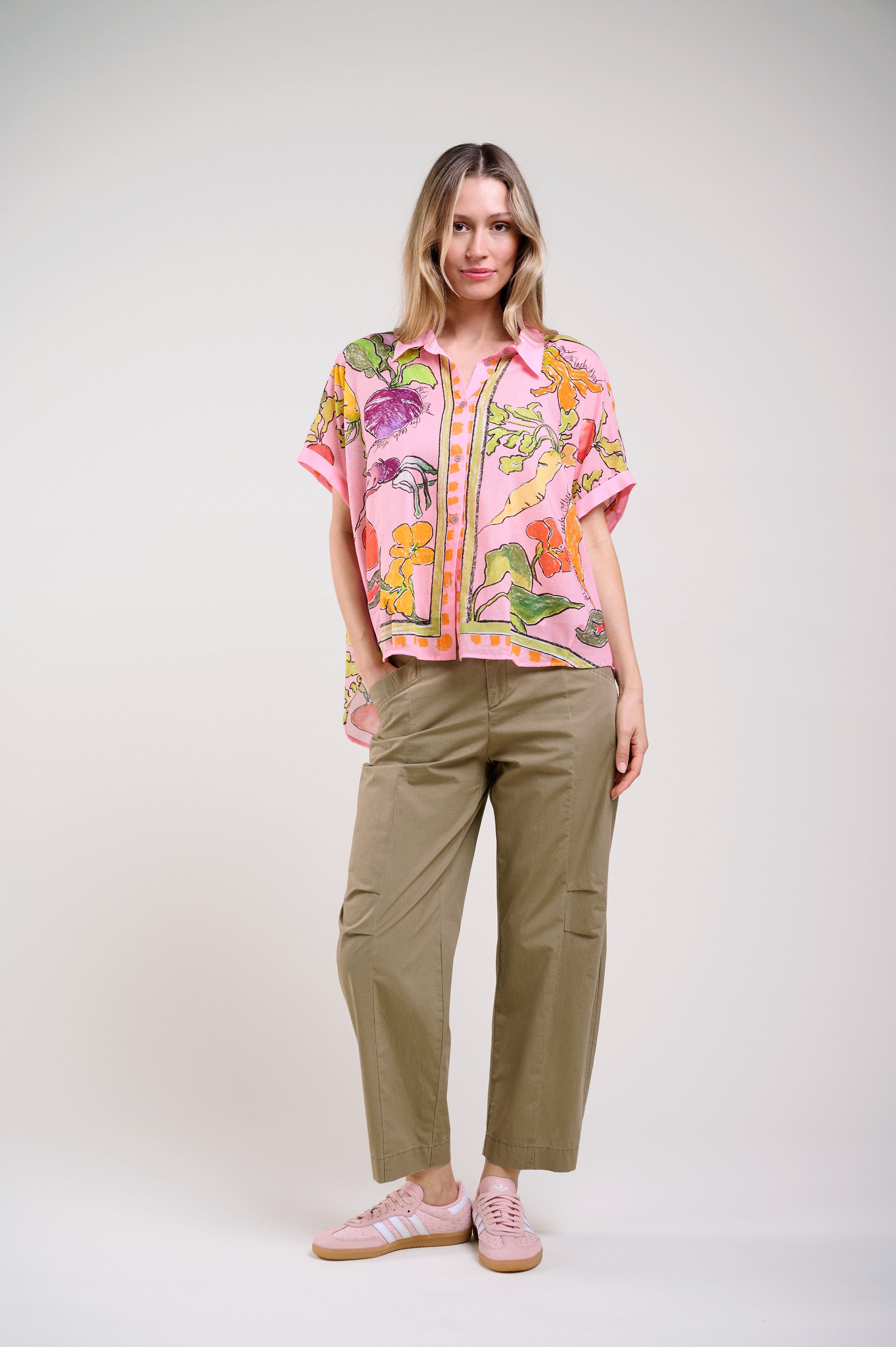 Oversized Printbluse