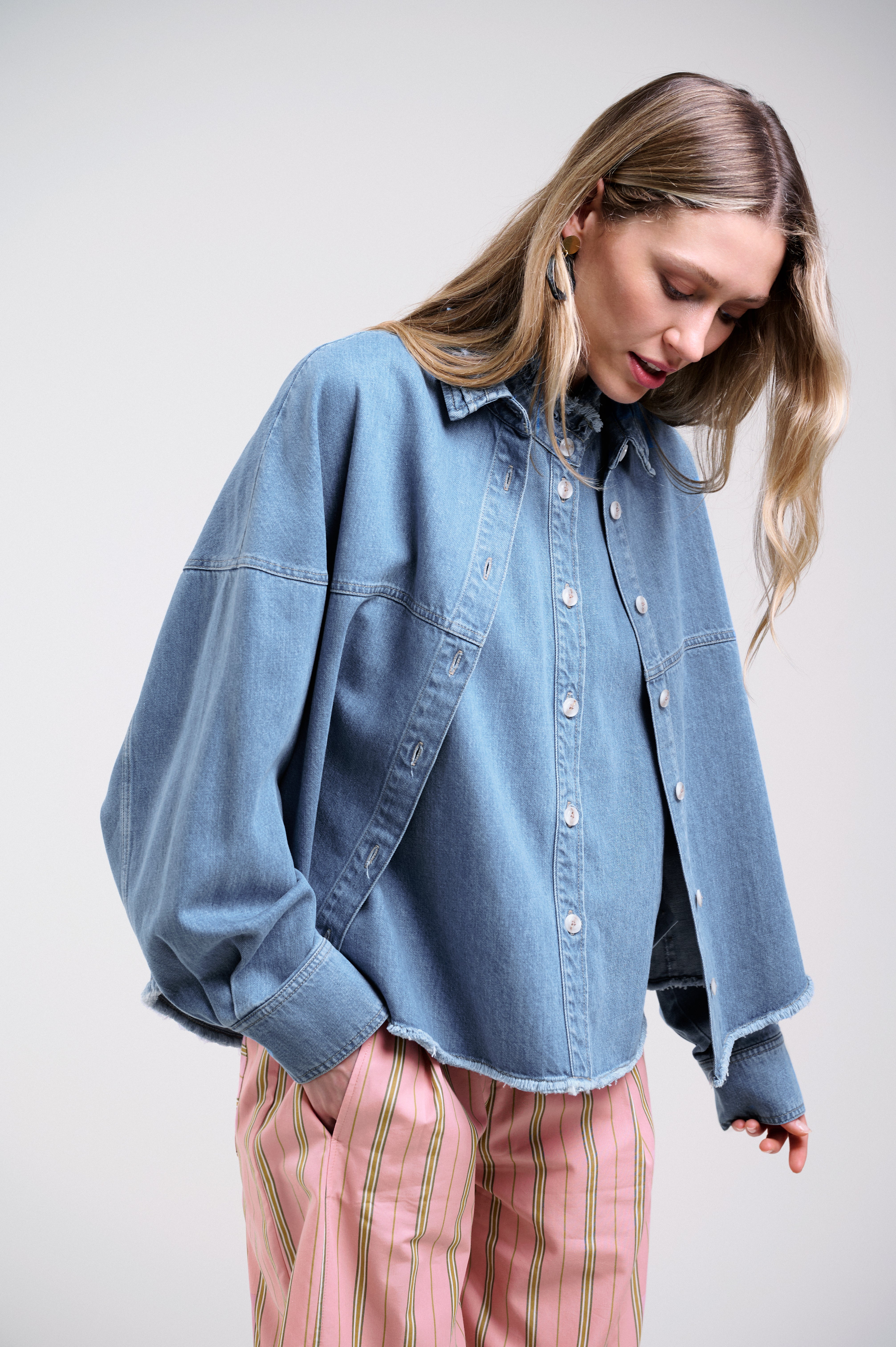 Jeans Hemdjacke