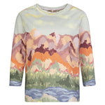 3/4 Ärmel Printshirt Landschaft VON&ZU