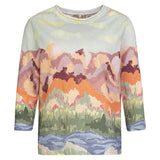 3/4 Ärmel Printshirt Landschaft VON&ZU