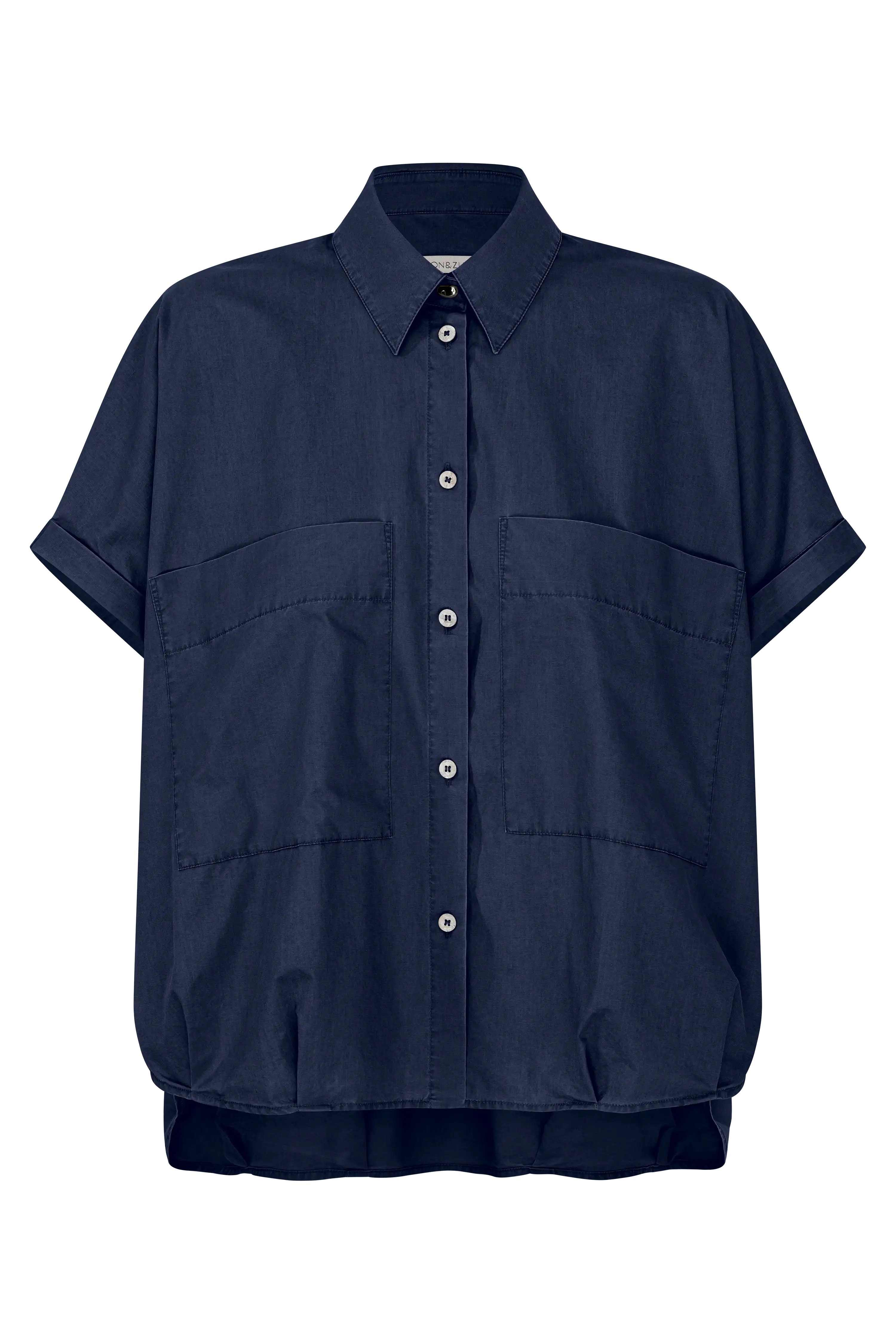 Oversized Popelinebluse