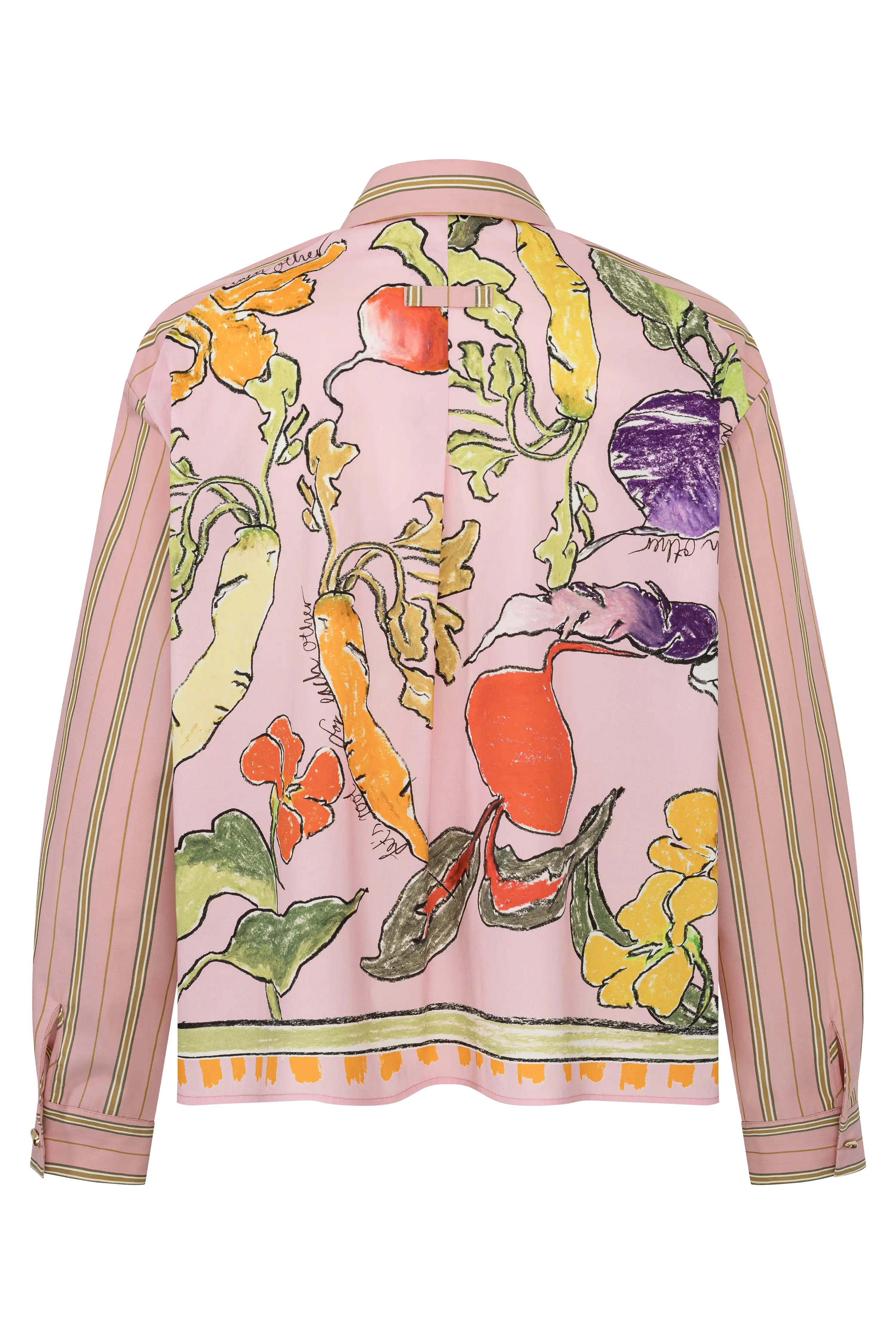 Streifen Mix-Bluse