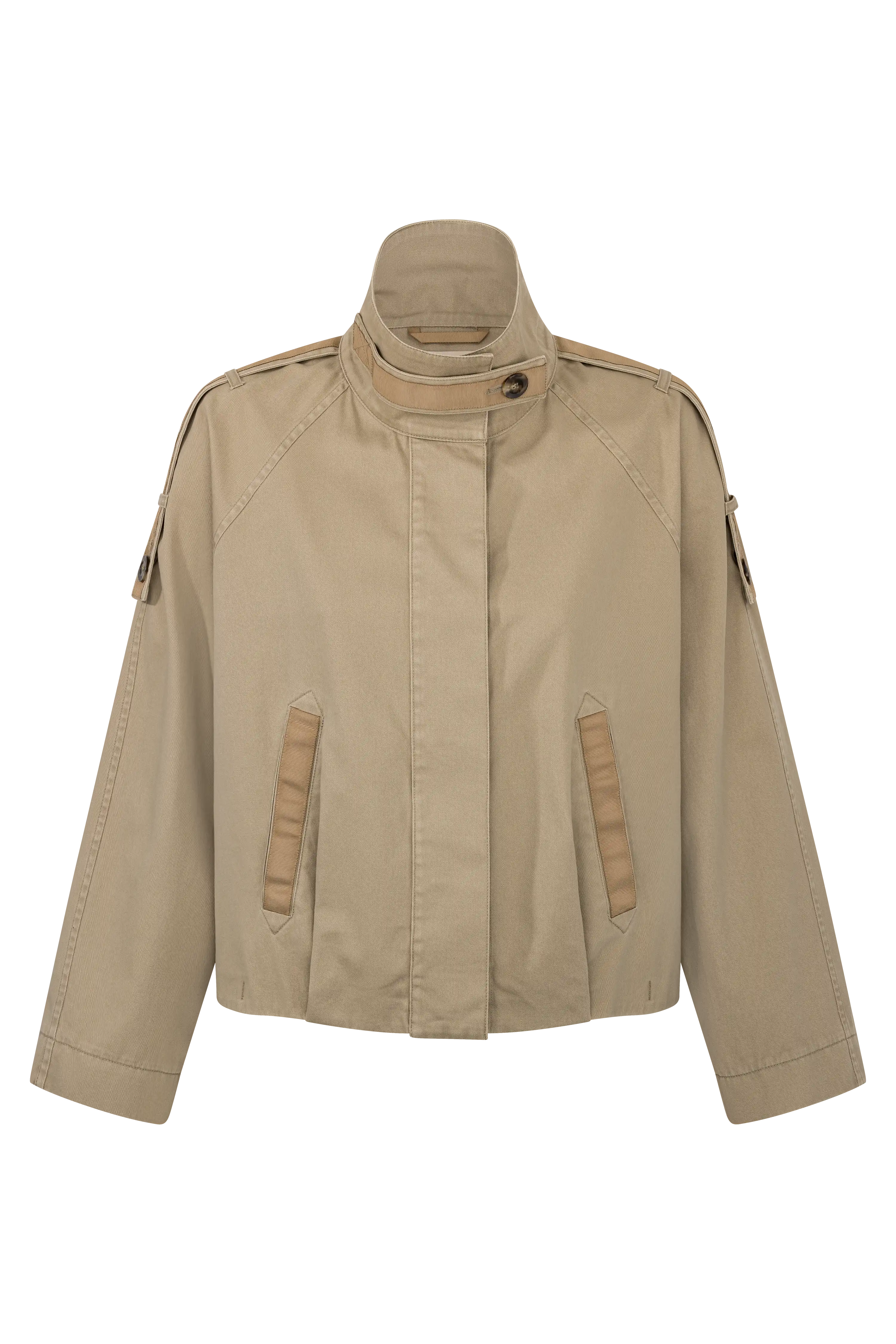 Jacke mit Stehkragen