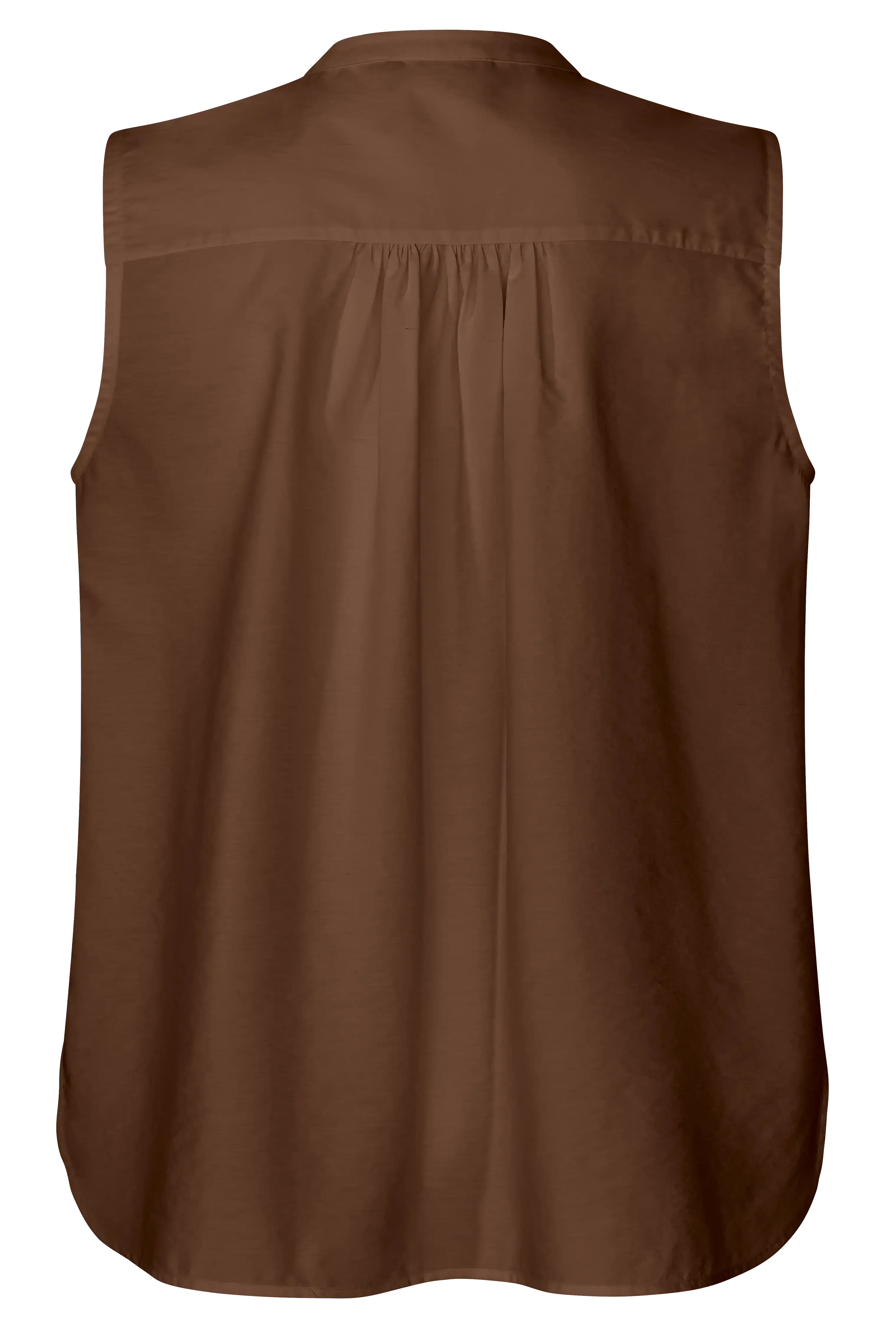 Ärmellose Popelinebluse VON&ZU