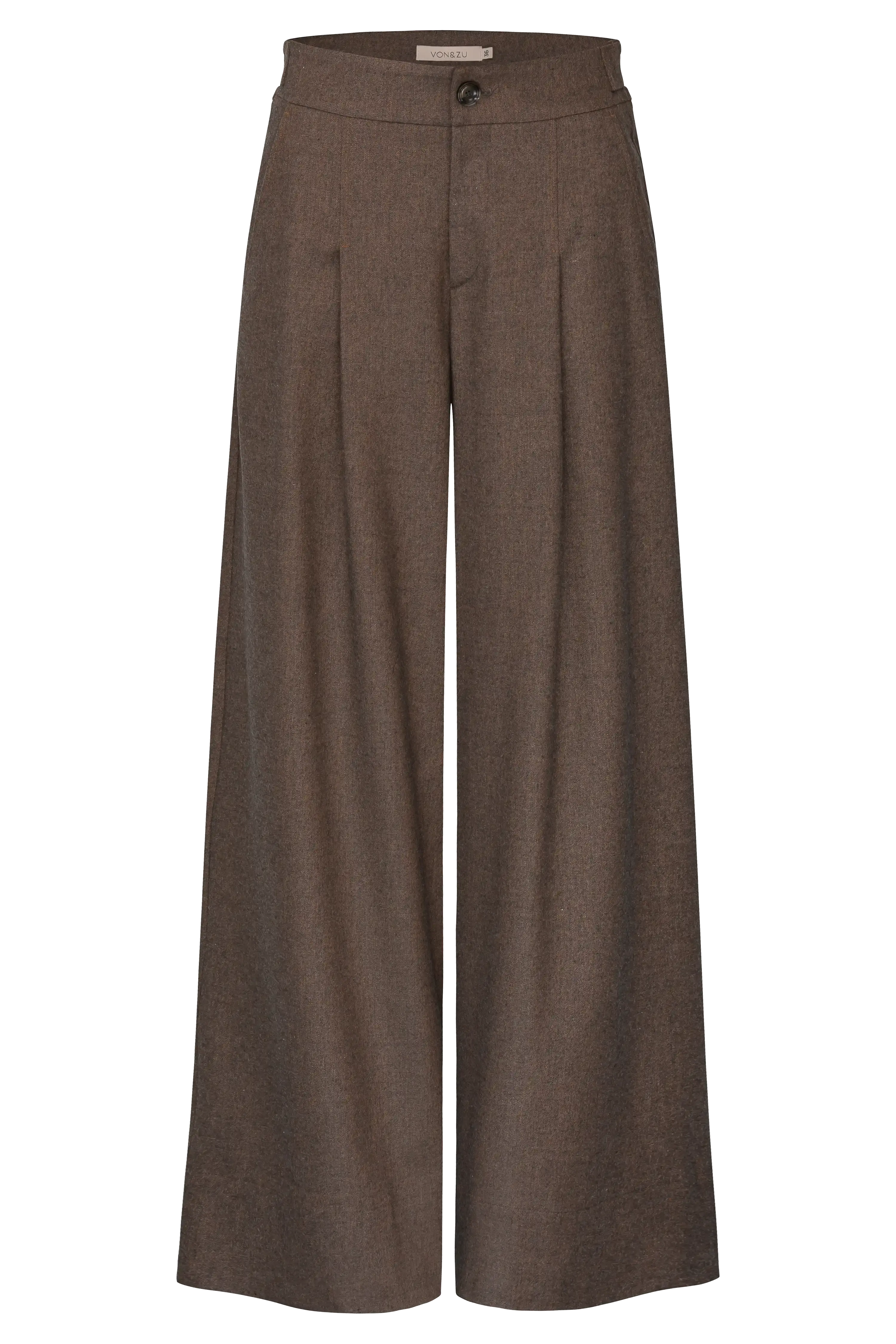 Bundfaltenhose mit weitem Bein VON&ZU