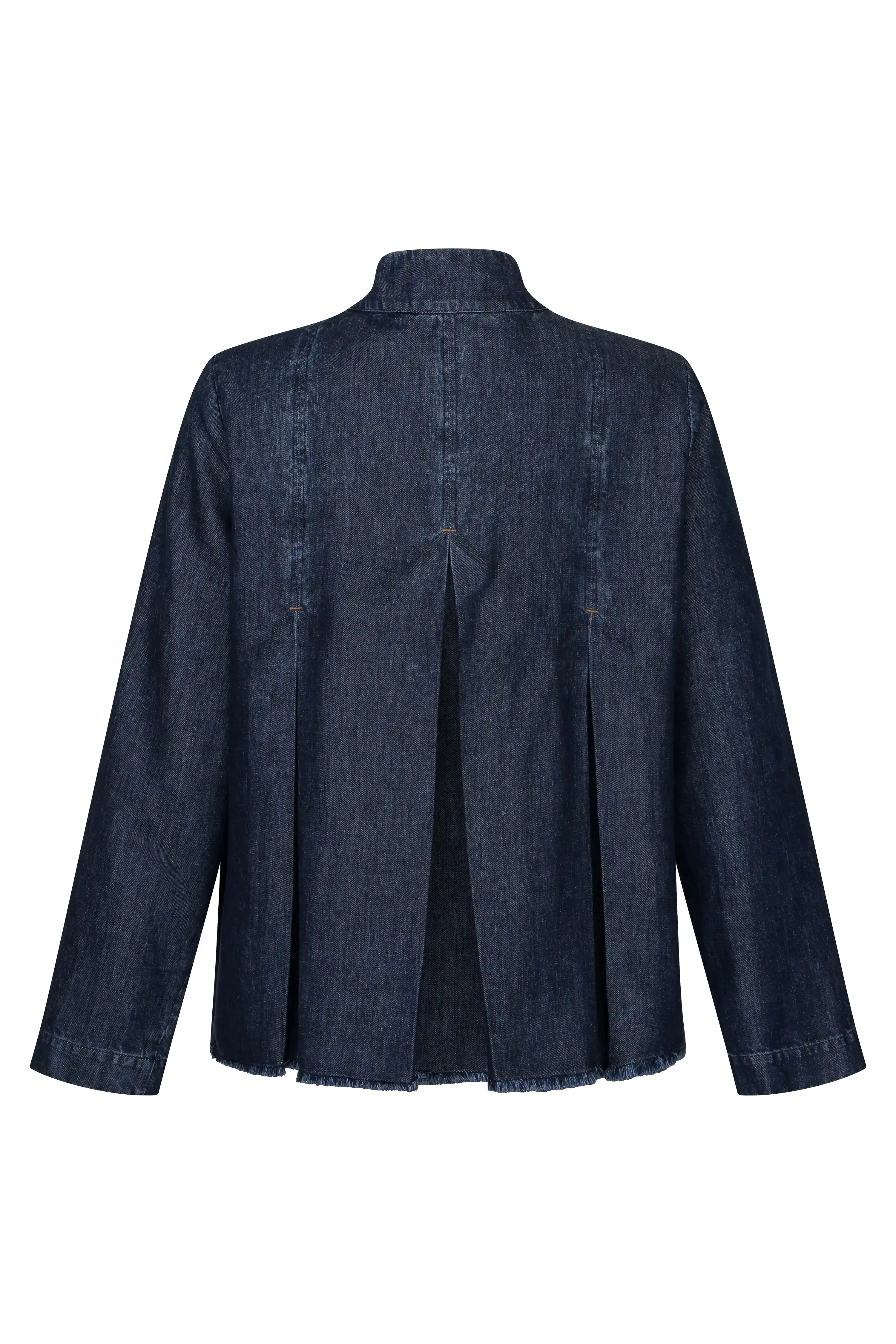 Denimbluse mit Stehkragen VON&ZU