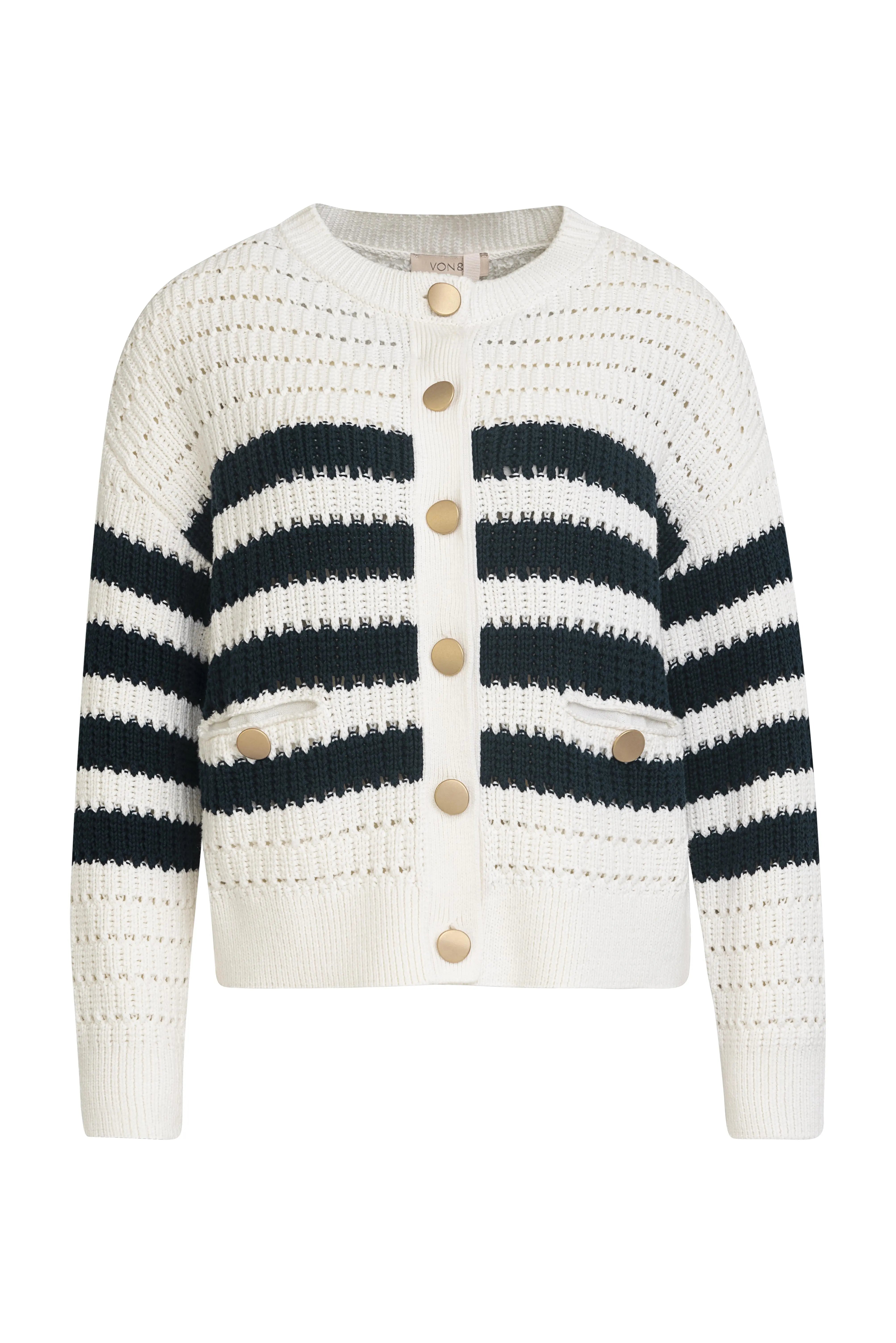 Gestreifter Cardigan VON&ZU