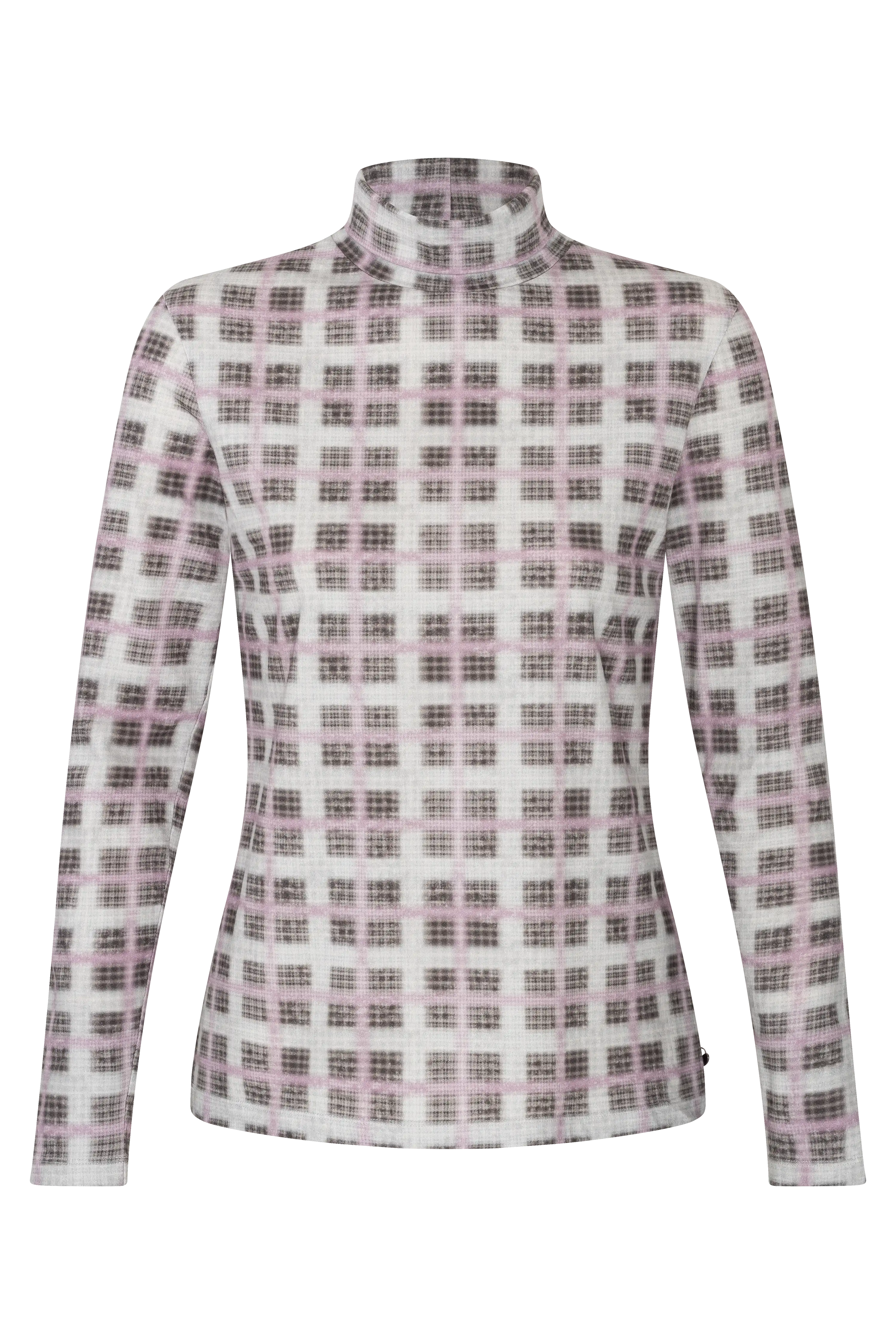 Kariertes Rollkragenshirt VON&ZU