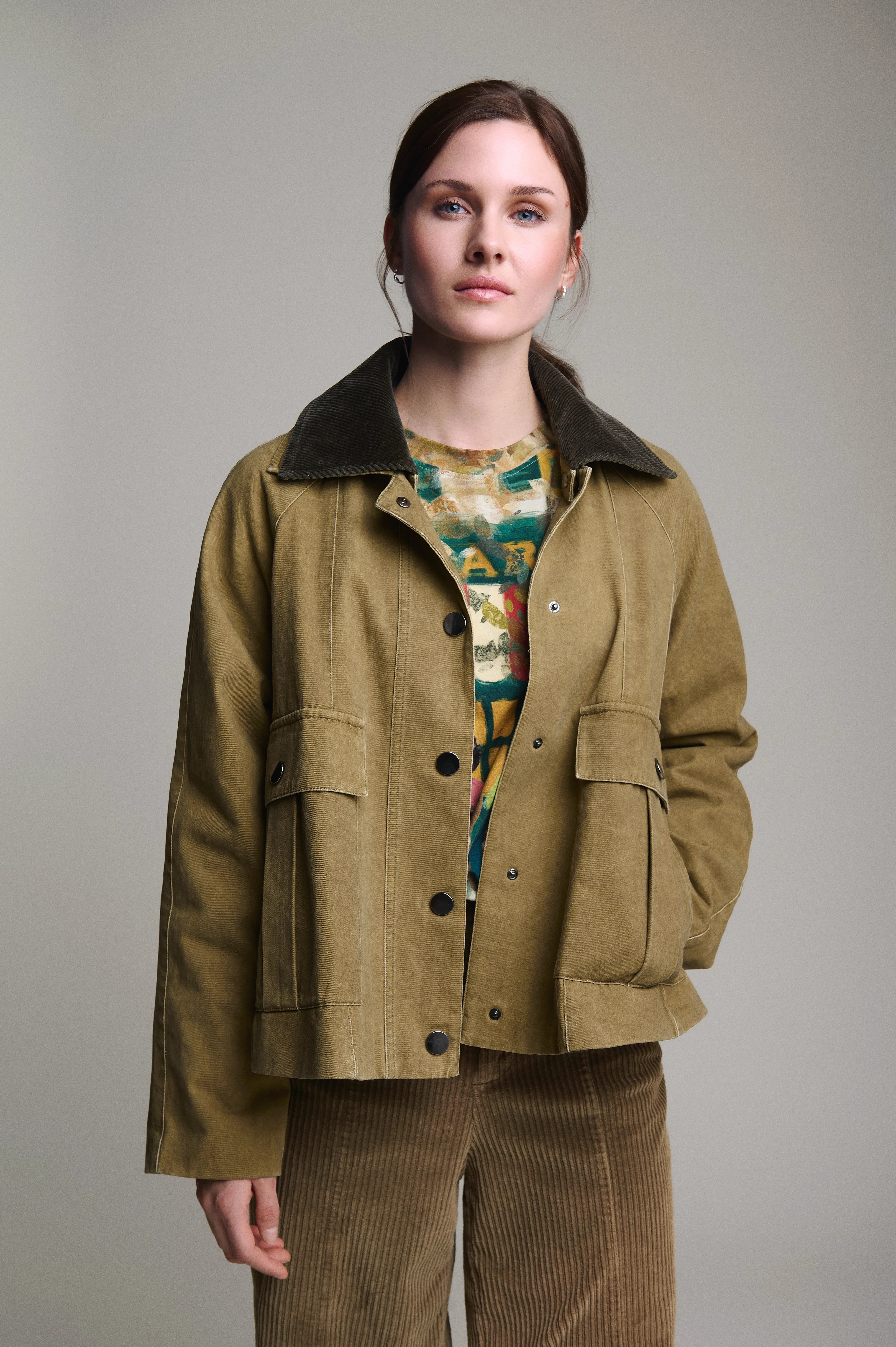 Kurzjacke in A-Linie VON&ZU