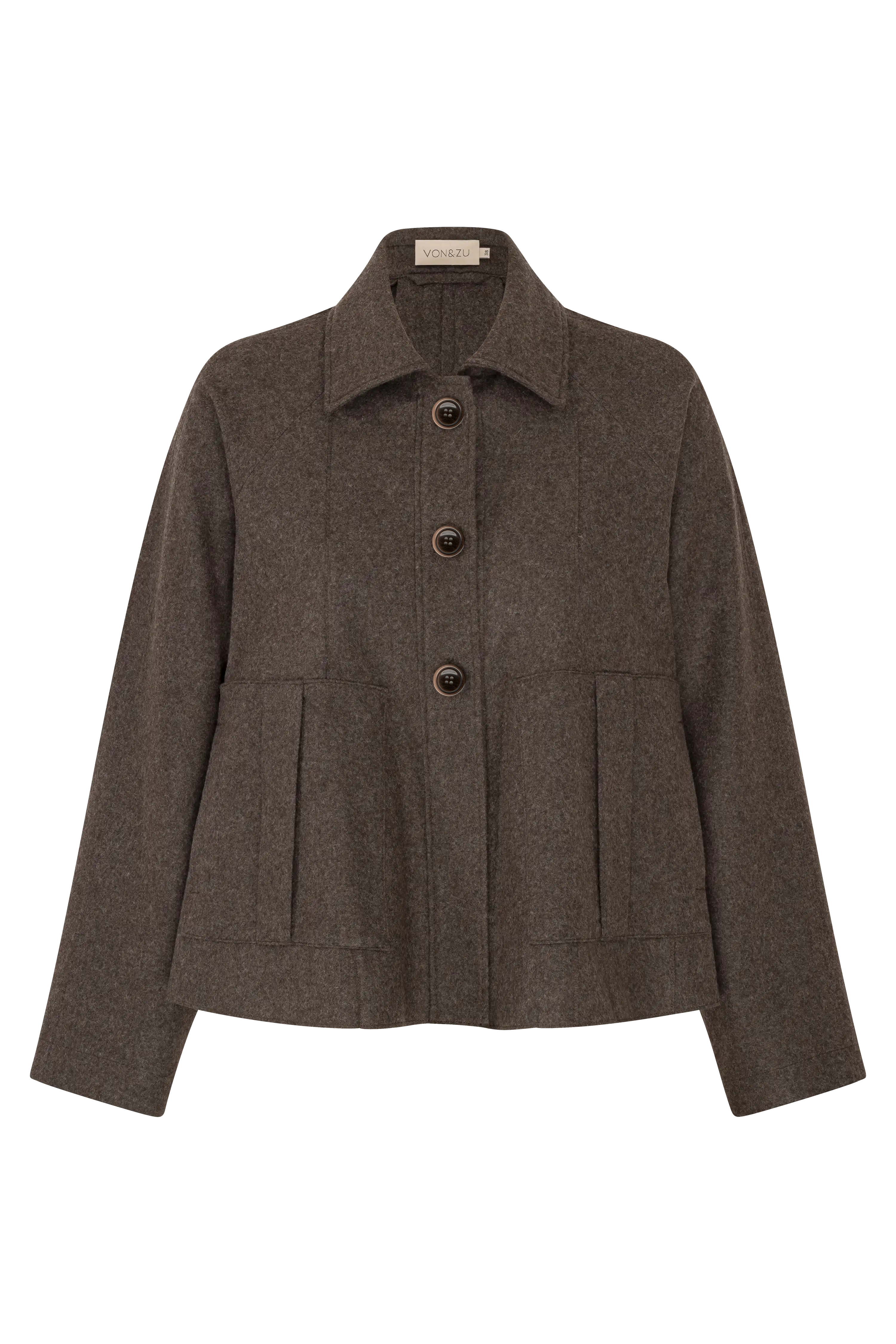Lodenjacke in A-Linie