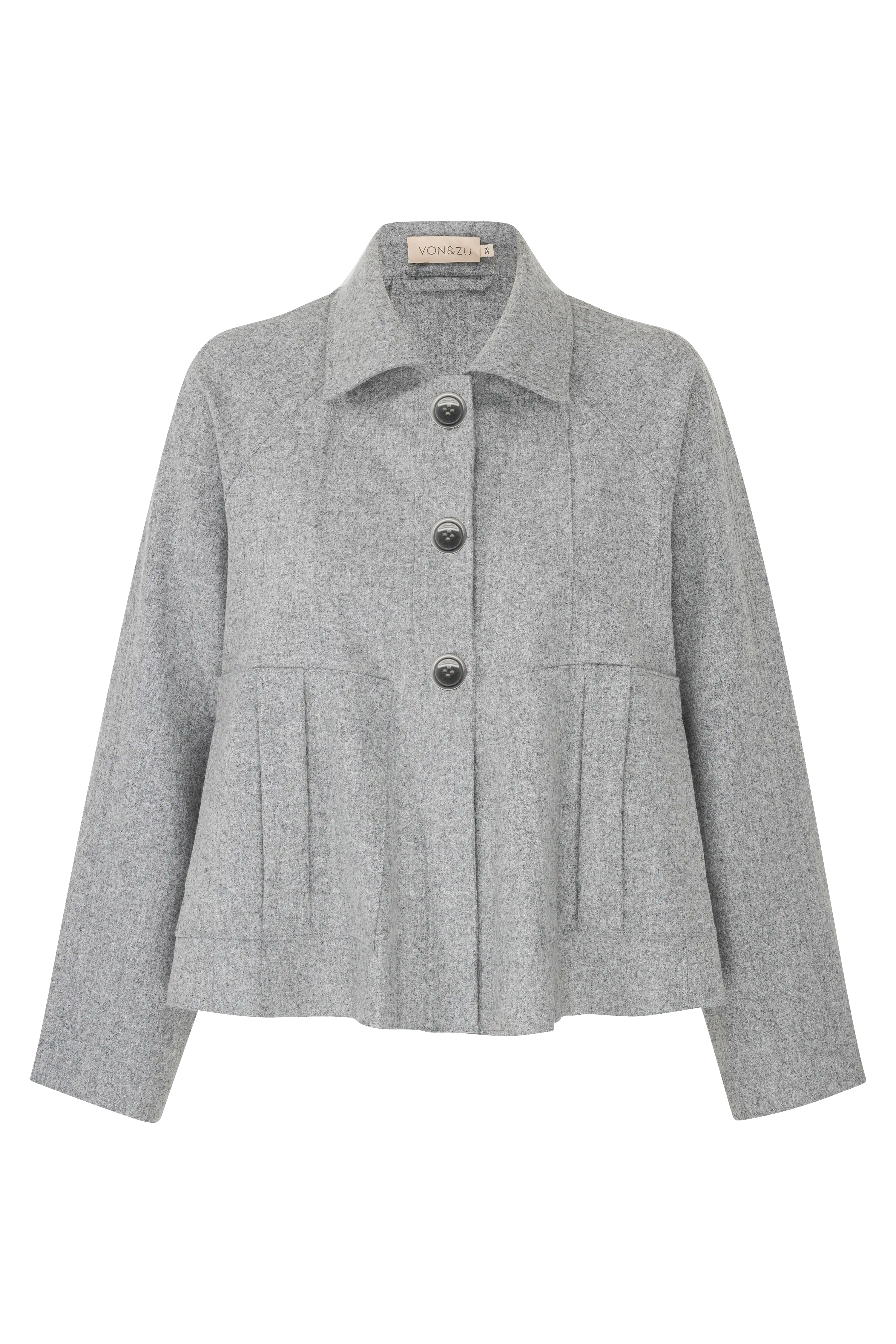 Lodenjacke in A-Linie