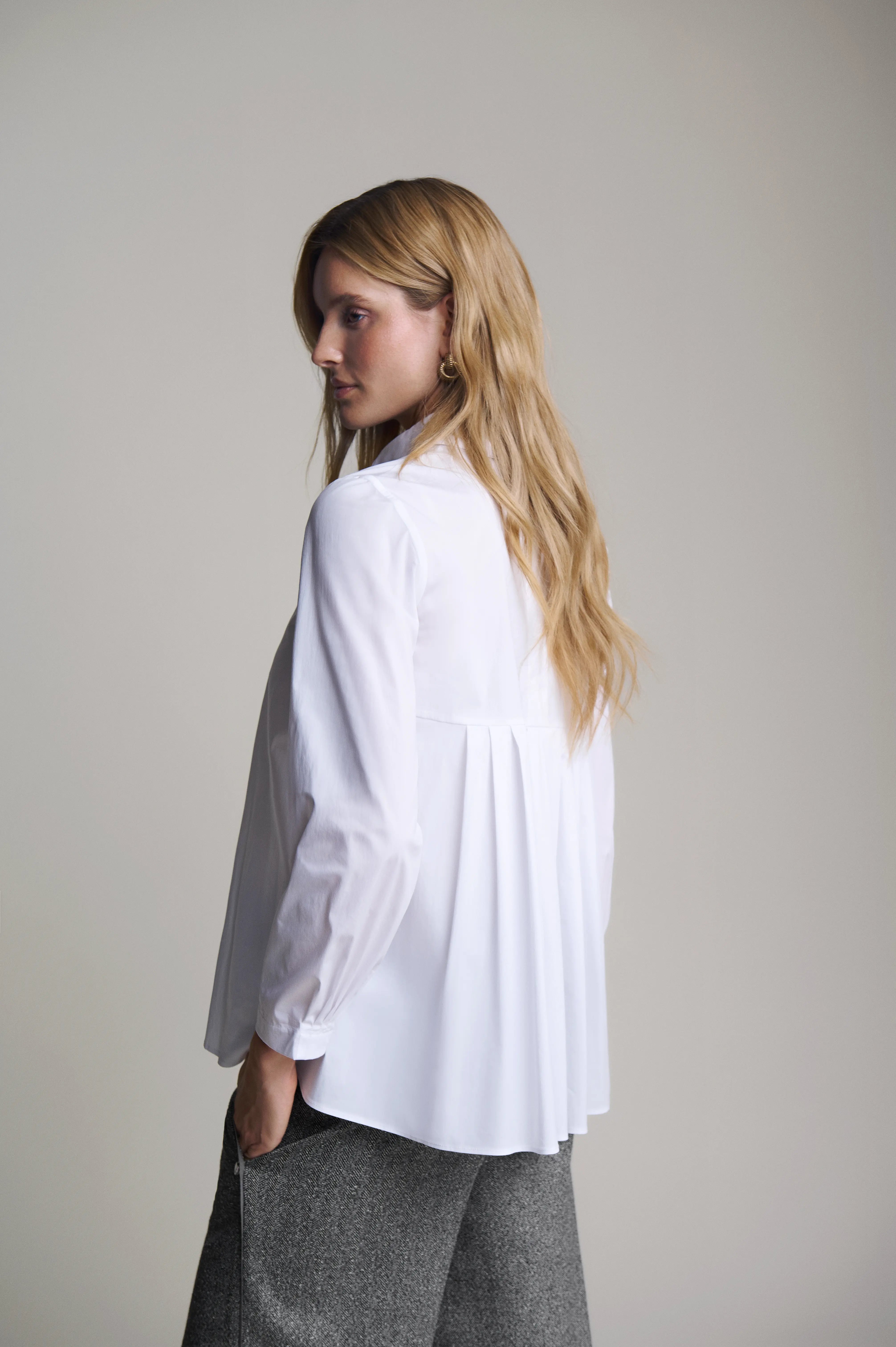 Popeline Schlupfbluse VON&ZU