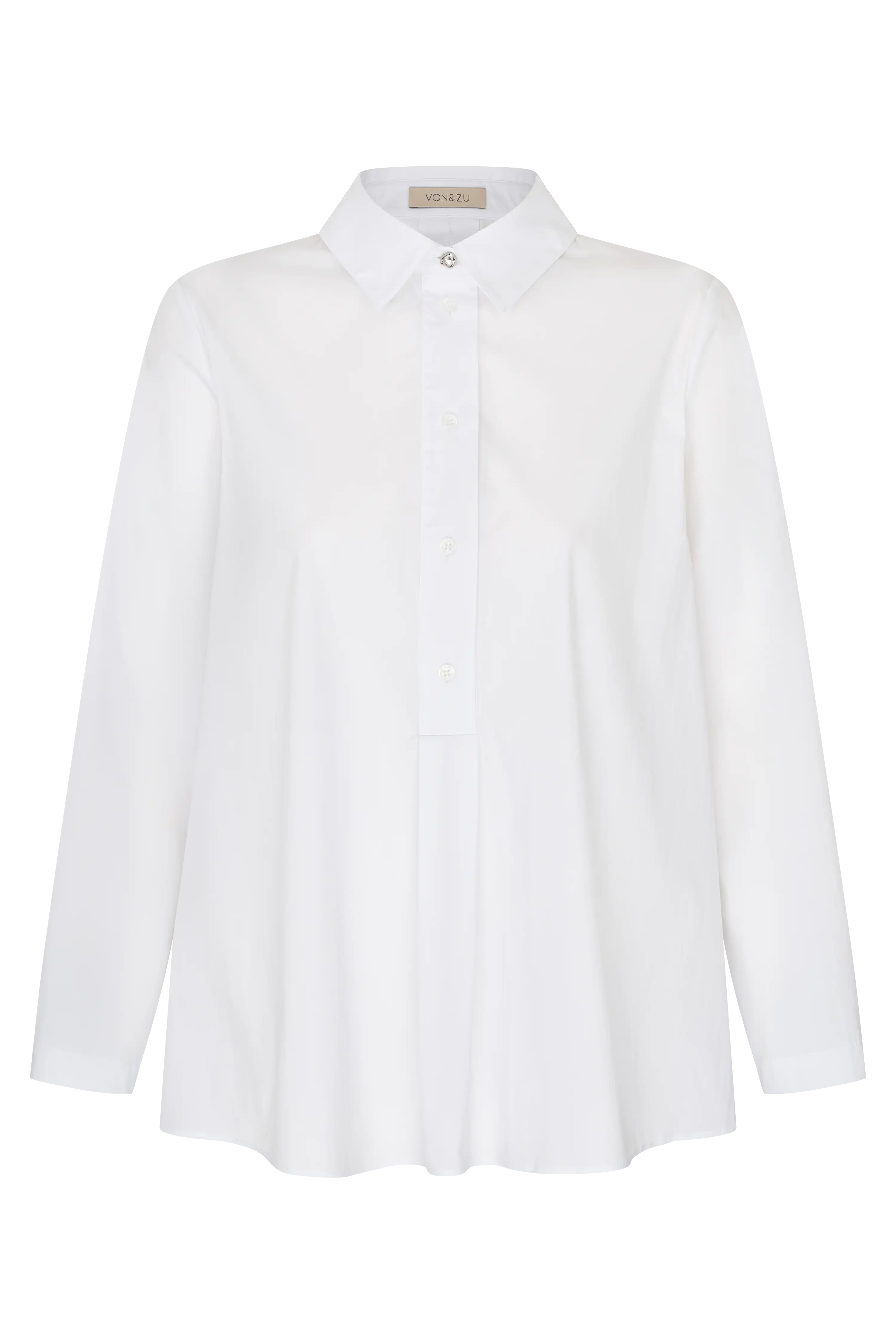 Popeline Schlupfbluse VON&ZU