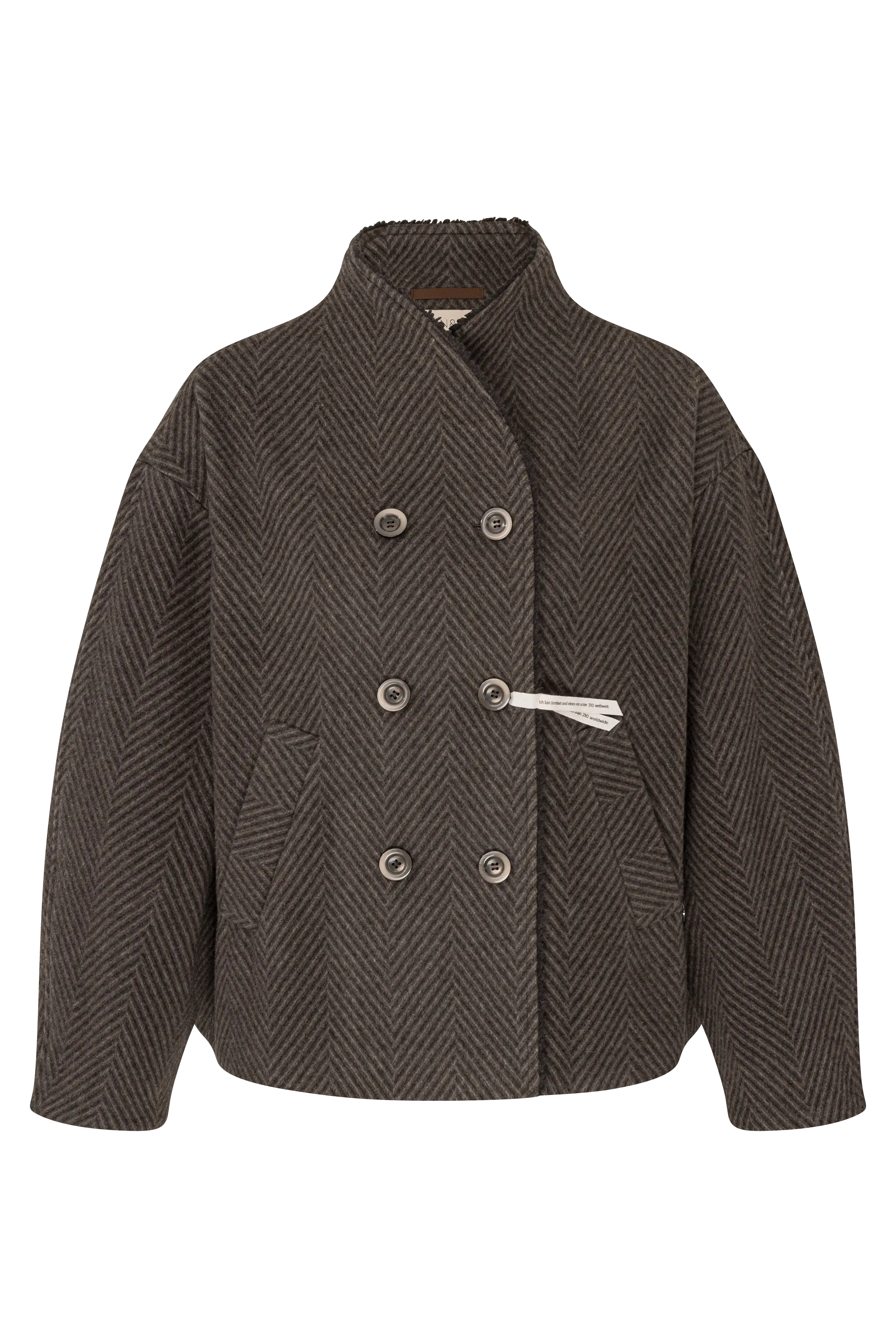Short wool jacket
