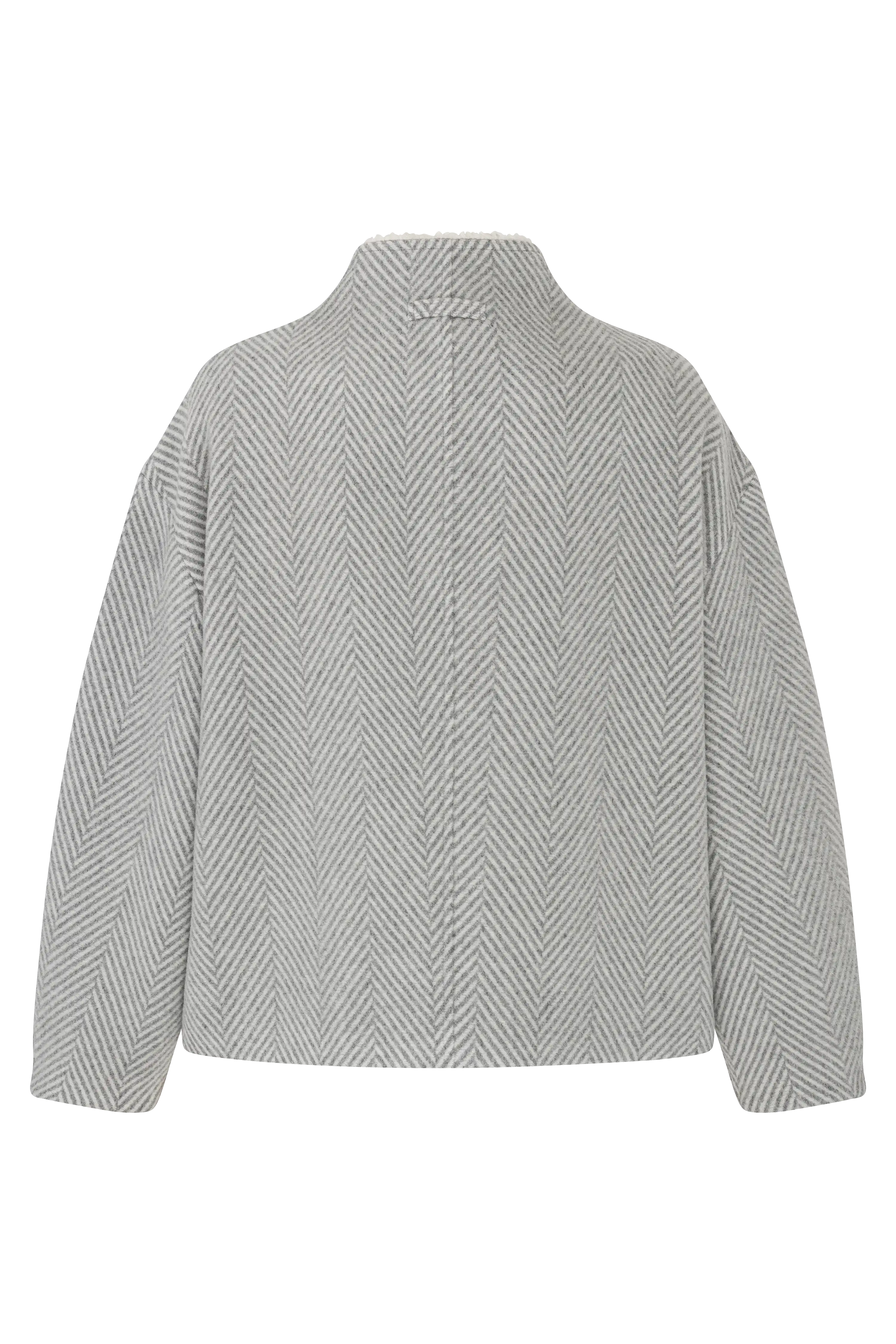Short wool jacket