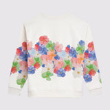 Sweatshirt mit Blumenbordüre VON&ZU