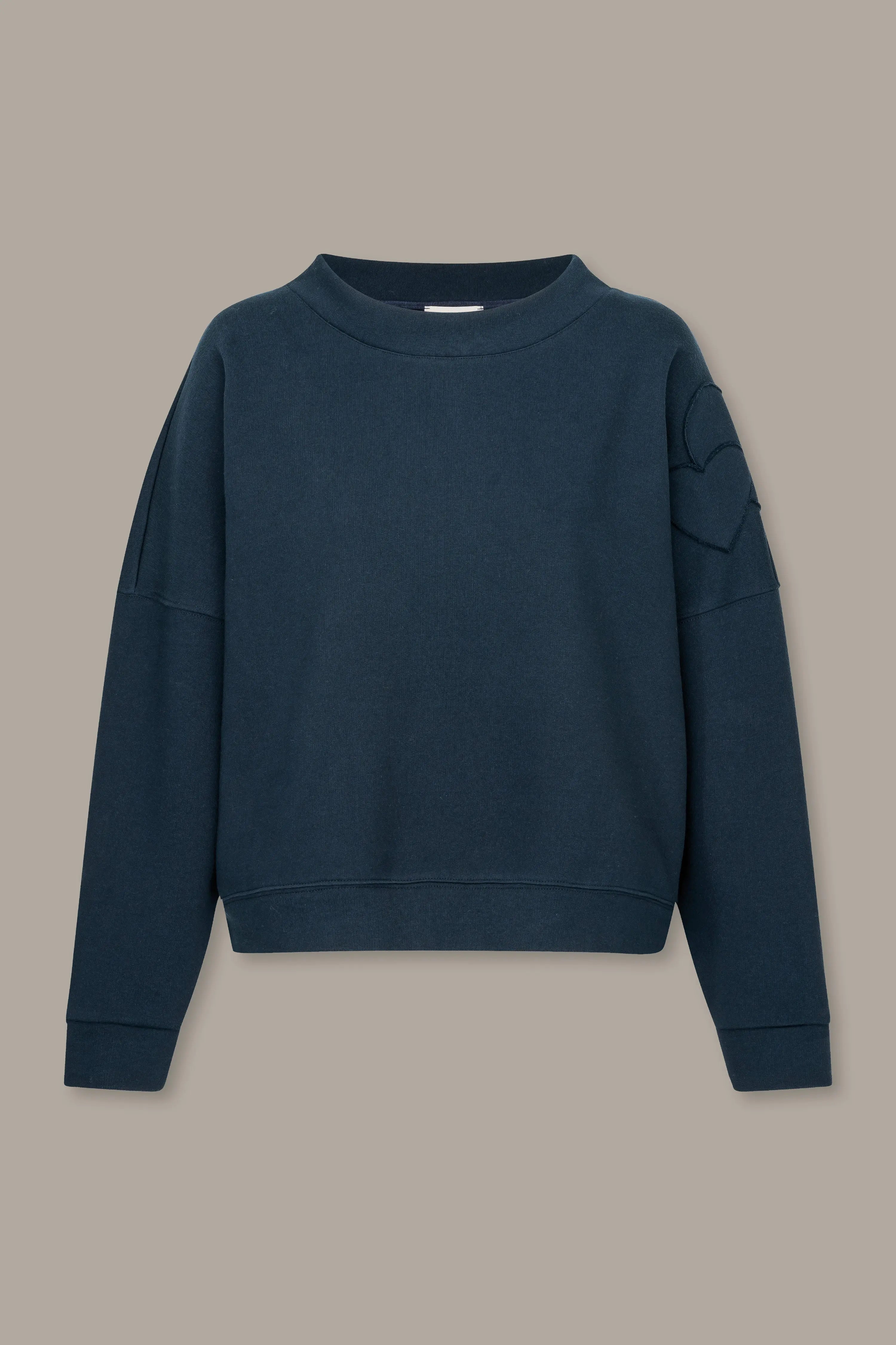 Sweatshirt mit Herzpatches VON&ZU