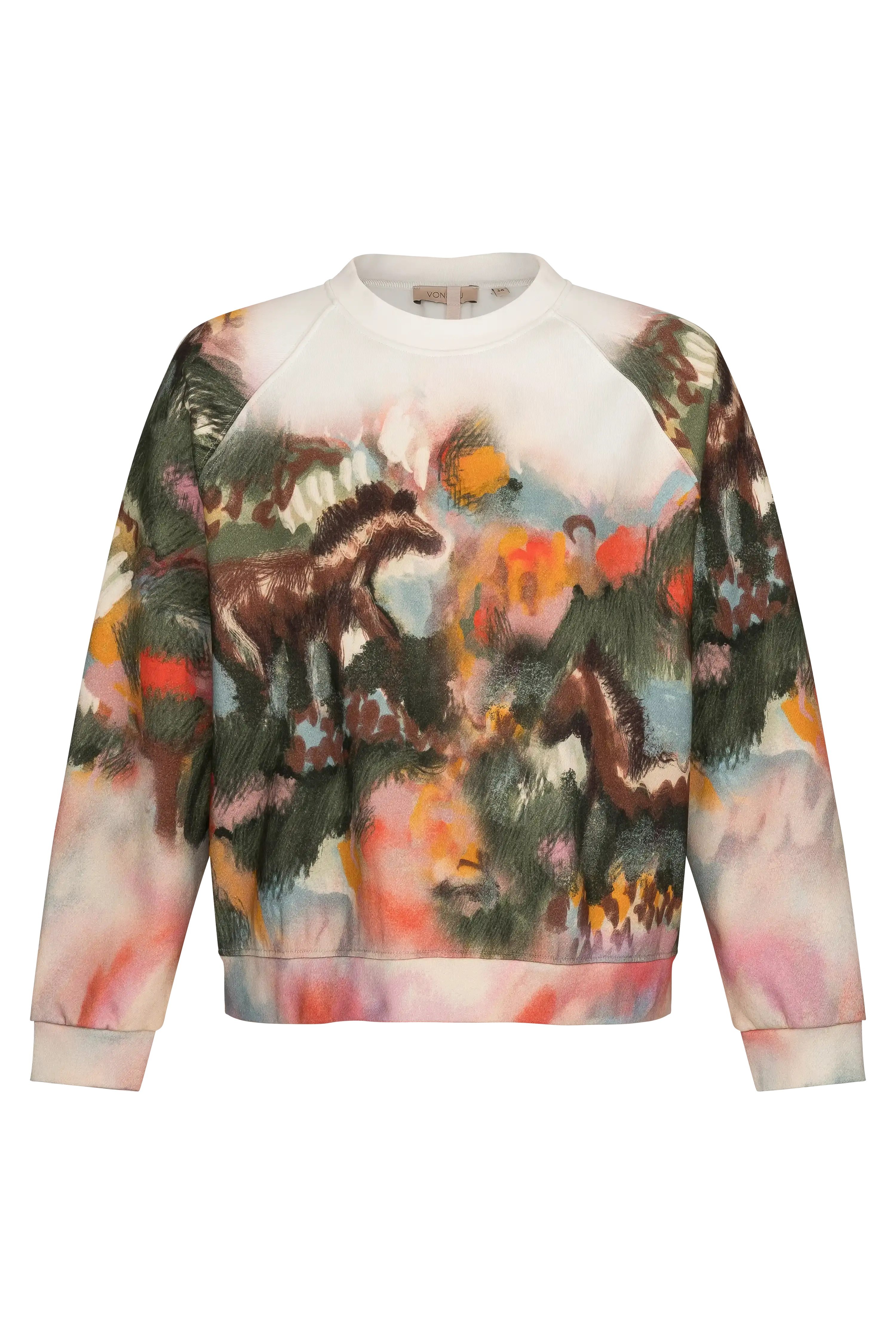 Sweatshirt mit Print Abenteuer VON&ZU