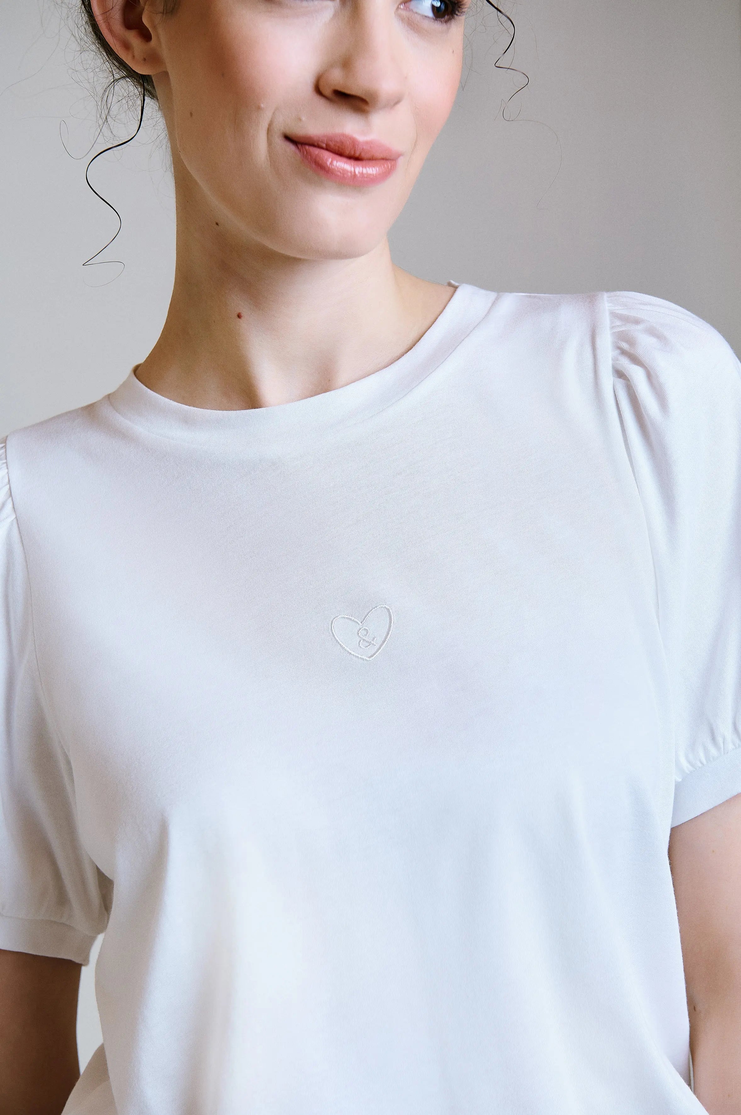 T-shirt mit Puffärmeln VON&ZU