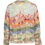 Viscosebluse mit Print VON&ZU