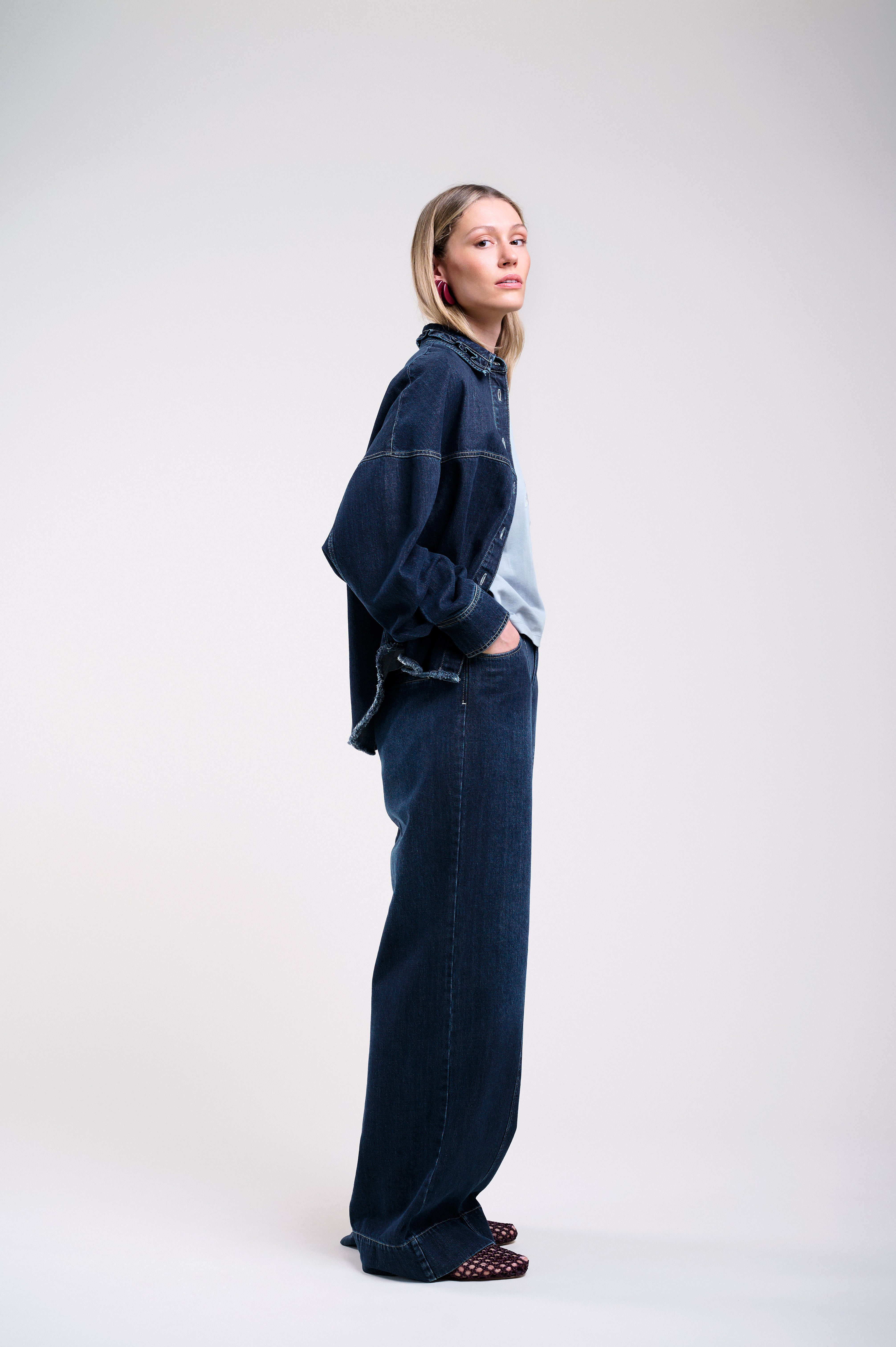Jeans Hemdjacke